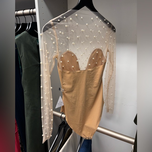 NADINE MERABI Pearl Bodysuit - Picture 7 of 7
